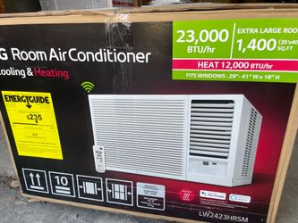 23,000 btu Lg “230 vlt “ Ac/Heat Window Unit New!!