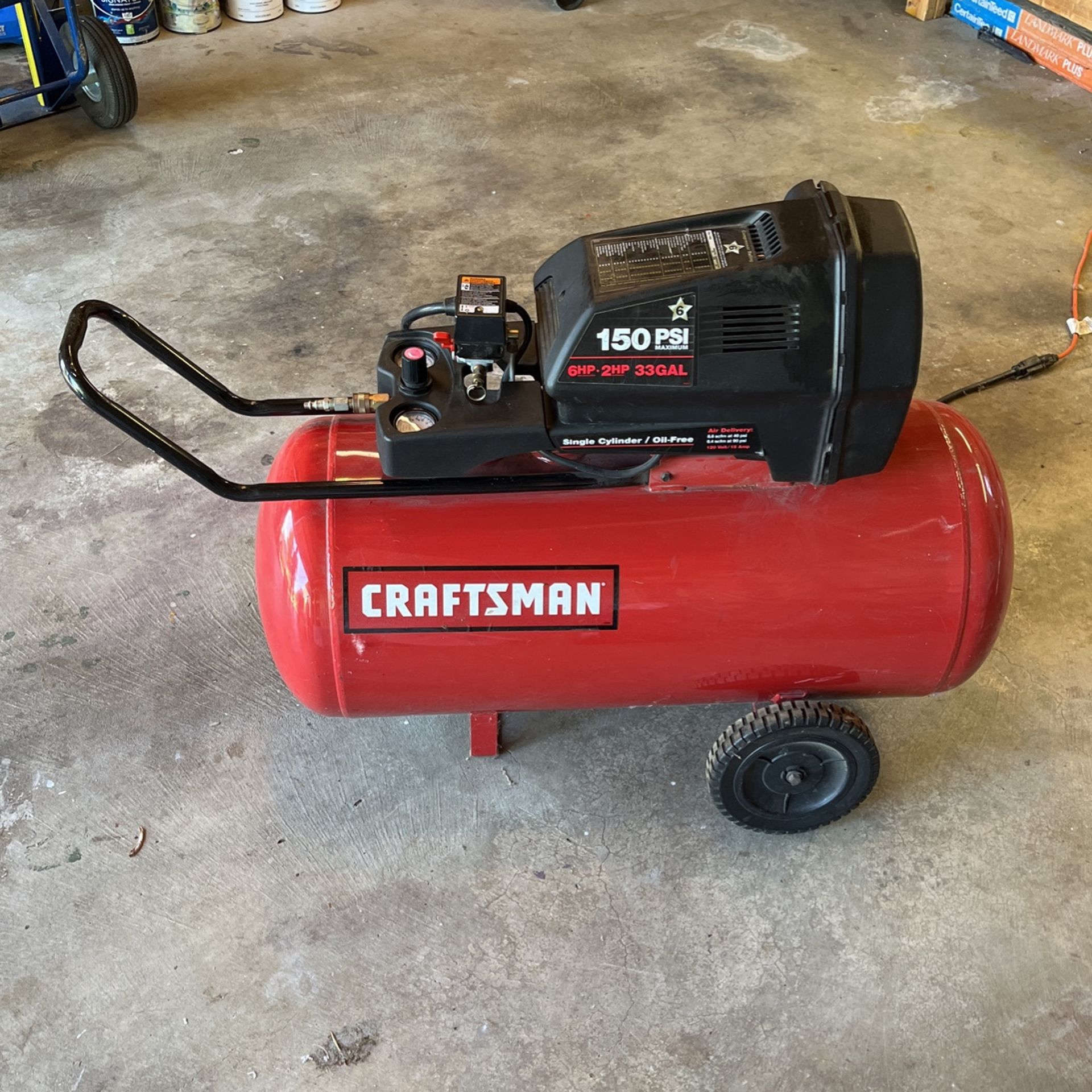 Air Compressor, Craftsman 33 Gal, 150 PSI