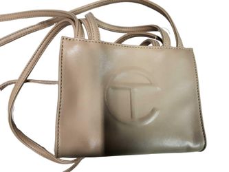 Telfar 129153 Beige / Tan Purse / Handbag