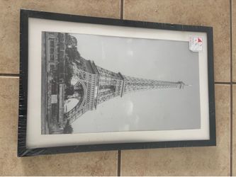 Eiffel Tower decoration frame NEW wrapped in plastic