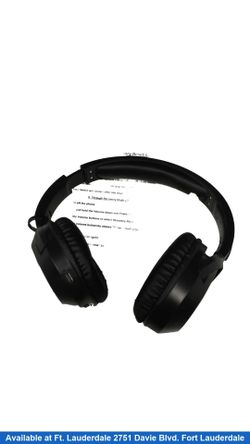 Mu0140r Black Stereo Headphone