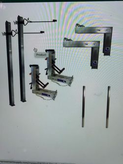 24 Foot scaffolding jack kit with stages