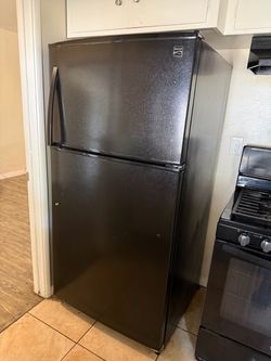 Black Kenmore Fridge