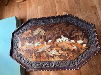 Antique Elephant Table