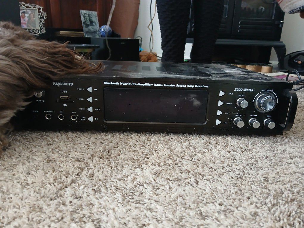 Bluetooth Hybrid Preamplifier Home Theater Stereo Amp Receiver 
