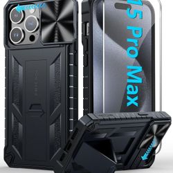 iPhone 15-Pro-Max Case: Military Grade Drop Proof Protective Rugged Shockproof