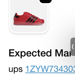 Size 9M adidas Superstar Sp5der Red Black