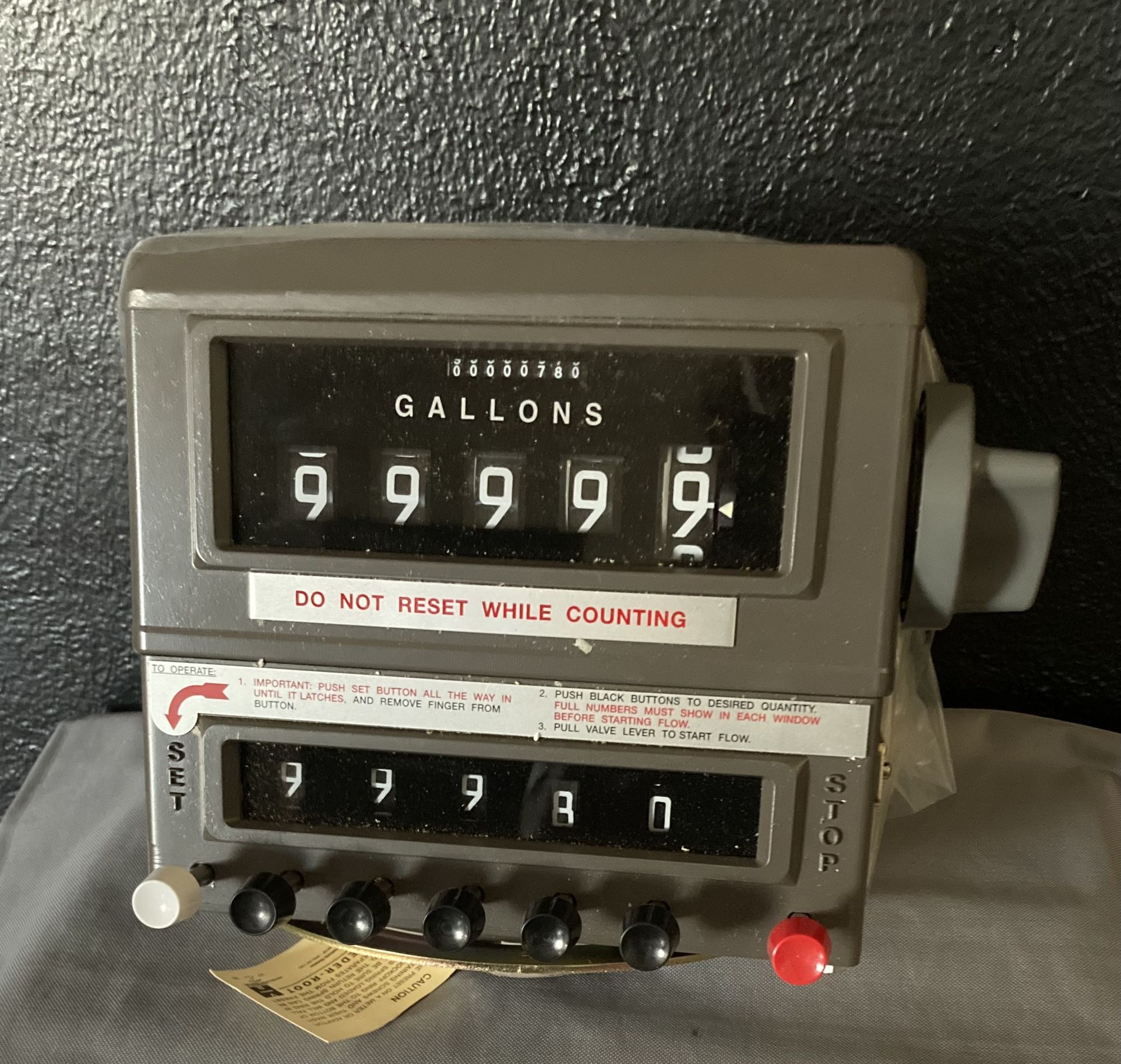 Veeder Root Meter Register Series 7887 & Veeder Root Meter Preset Series 7889