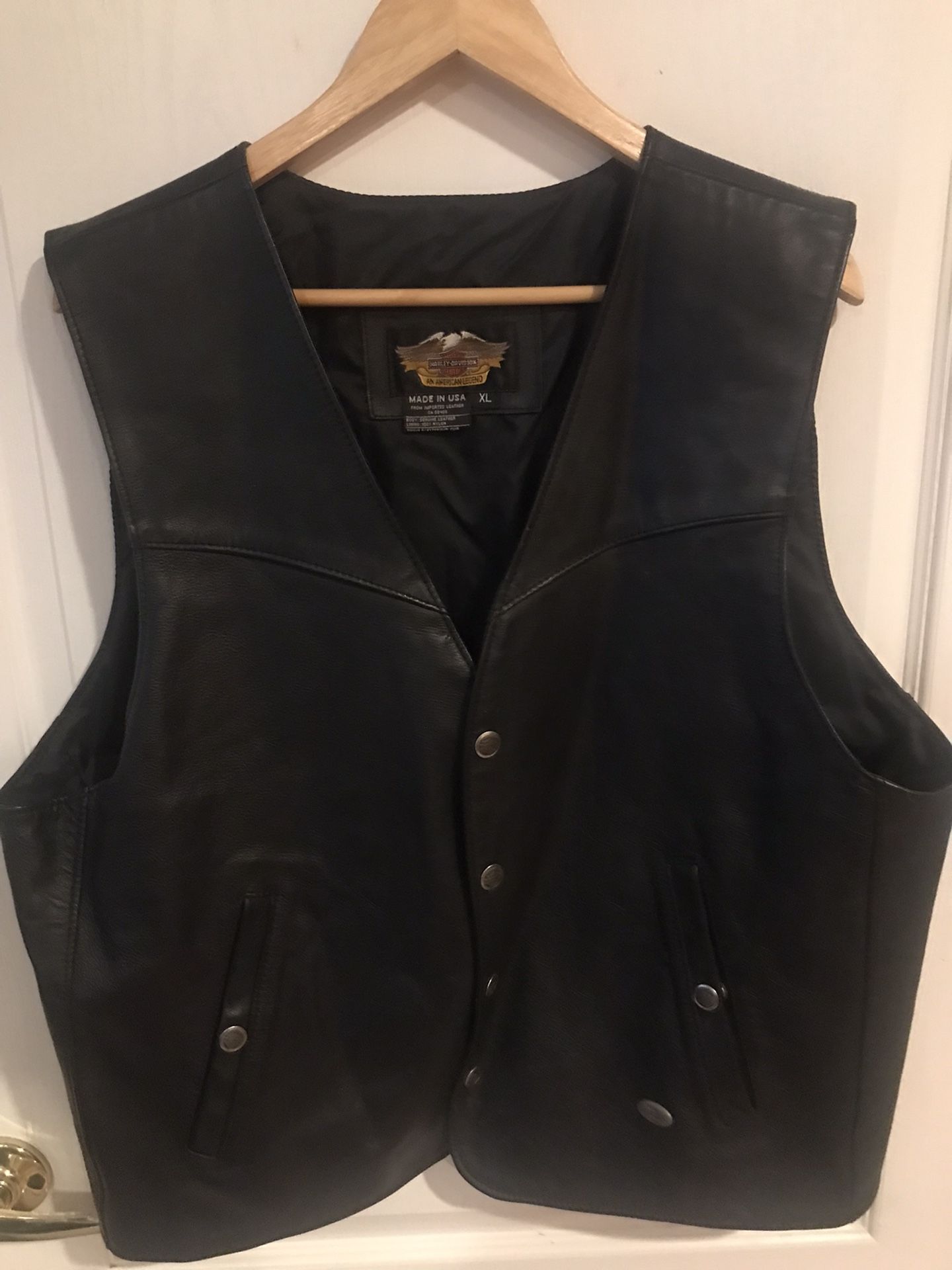 Harley Davidson Leather Vest