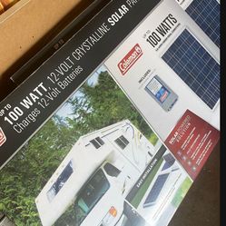 Set Of 2 Coleman 100WATT Solar panel Kit