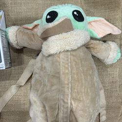 Yoda Children’s Plush Backpack Brand New Tags On