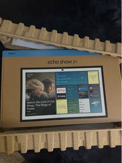 NEW Amazon Echo Show 21 Smart Display with Alexa – 21.5” HD