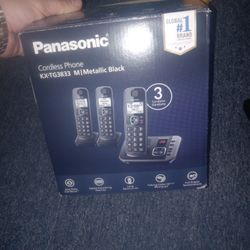 Panasonic Cordless Phones Three Pair