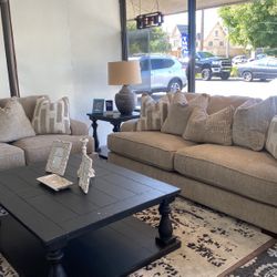 Sofa And Loveseat Available In two Colors