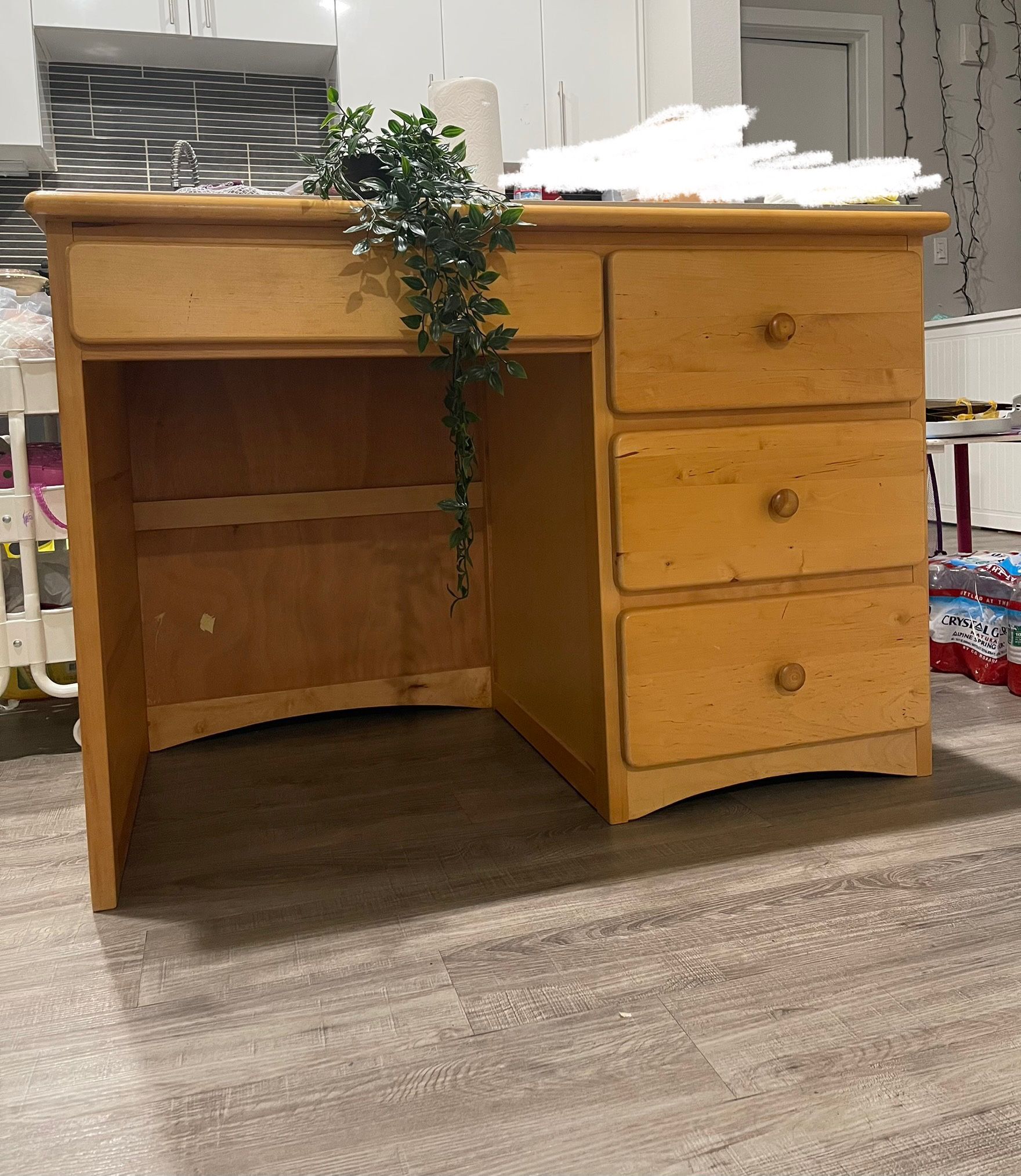 Real Wood Desk Or Study Table Or Office Work Desk