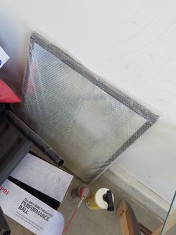 24x24 gray border vanity mirror new