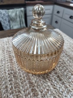 Candy glass container