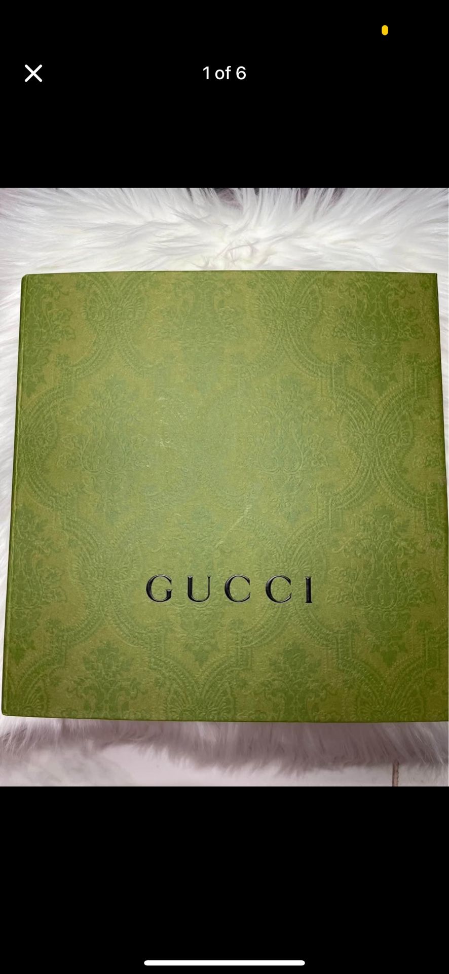 Gucci GG Marmont Leather Belt – Black/Gold – Authentic, Full Set