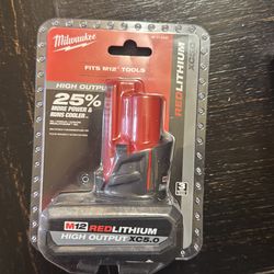 M12 12-Volt Lithium-Ion XC High Output 5.0 Ah Battery Pack