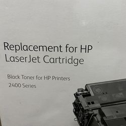 Replacement for HP LaserJet Cartridge - Black Toner for HP Printers 2400 Series (READ DESCRIPTION)