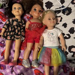 ILY 4ever Doll And And 2 American Girl Dolls
