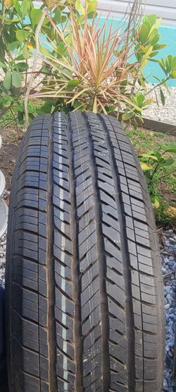 New tire with steel rim