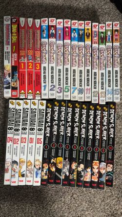Manga books, 3$ each 60$ for all. All good condition and in English