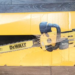 DEWALT 60V MAX Cordless Chainsaw, 18 in., Tool Only (DCCS672B) (BRAND NEW FACTORY SEALED)