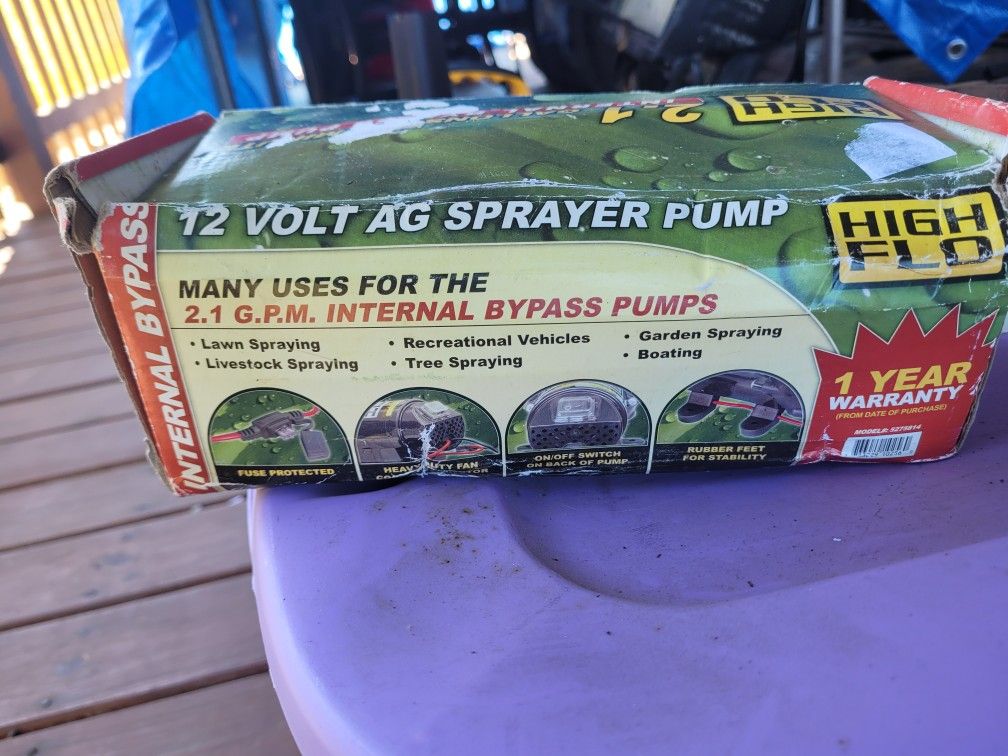 12 Volt AG Sprayer Pump