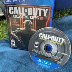 Call of duty Black ops three and infinite warfare