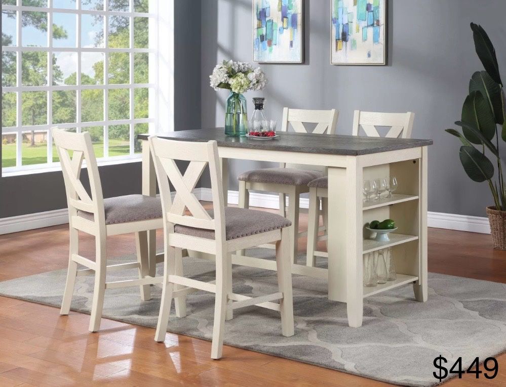 Counter Height Dining Table Set
