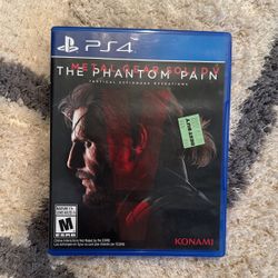 Metal Gear Solid 4 The Phantom Pain PS4