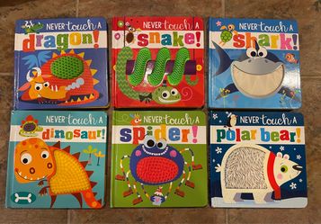 Never Touch A…… Books  set of 6.