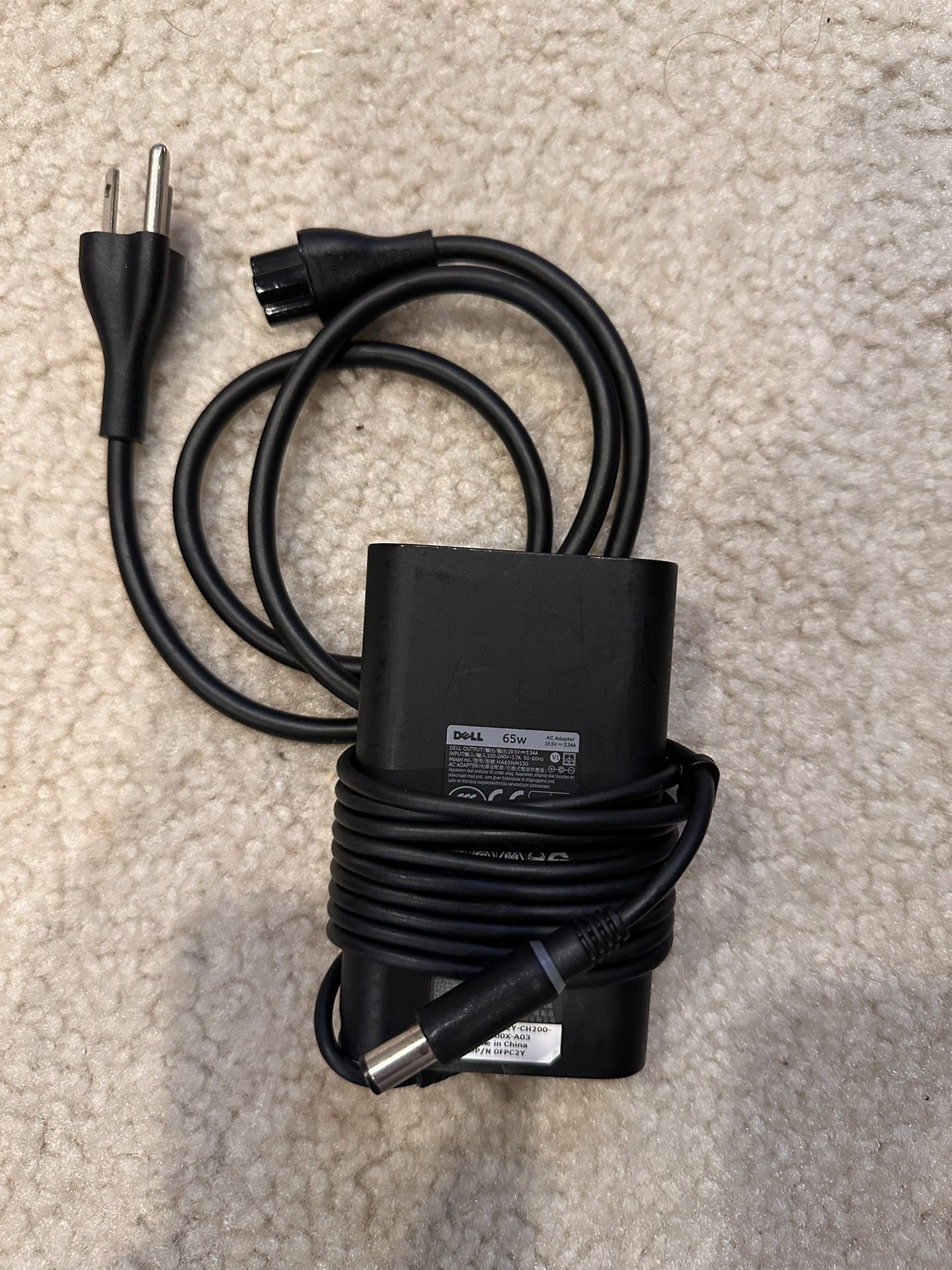 Dell 65W AC Adapter Charger Power