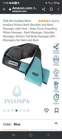 Shiatsu Electric Massager With Heat