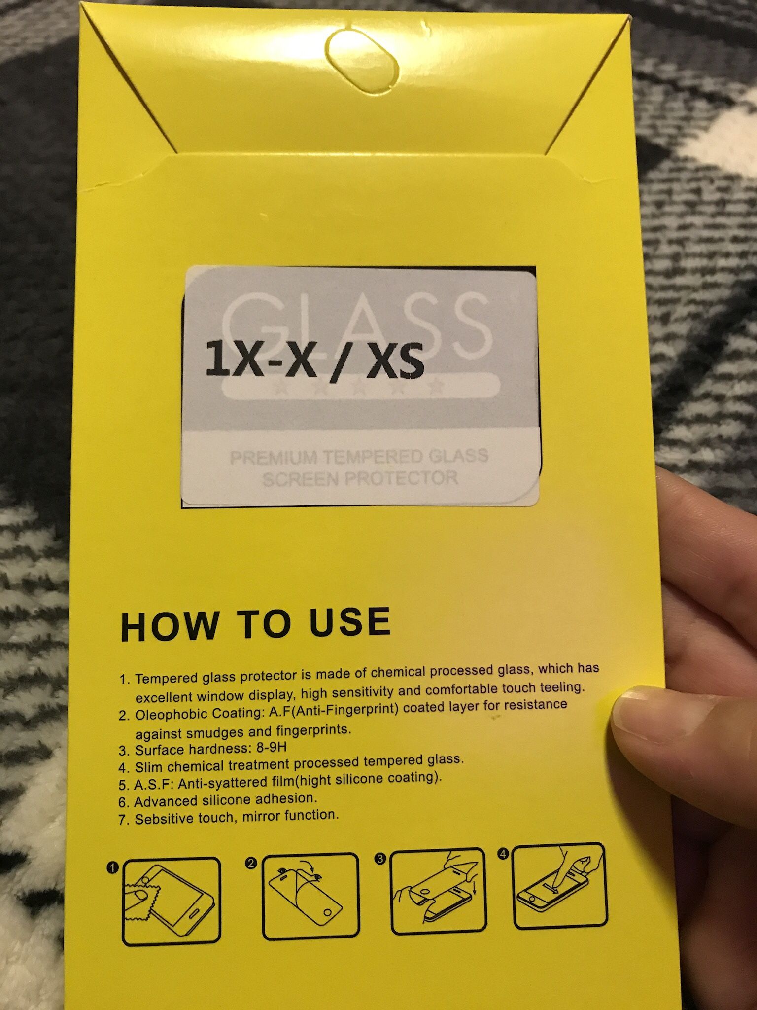 Tempered Glass Screen Protector Apple iPhone X/XS MAX