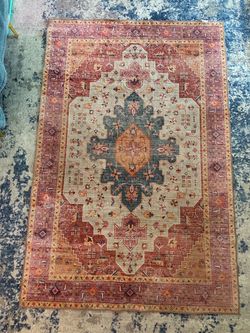 Turkish-Style Medallion Area Rug