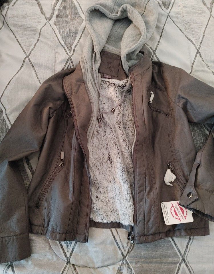 J2 vegan leather jacket Clearance