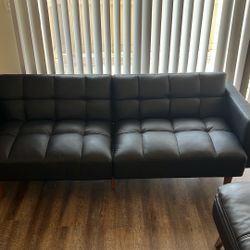 Leather Futon