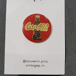 Vtg Coca Cola Lapel Pin