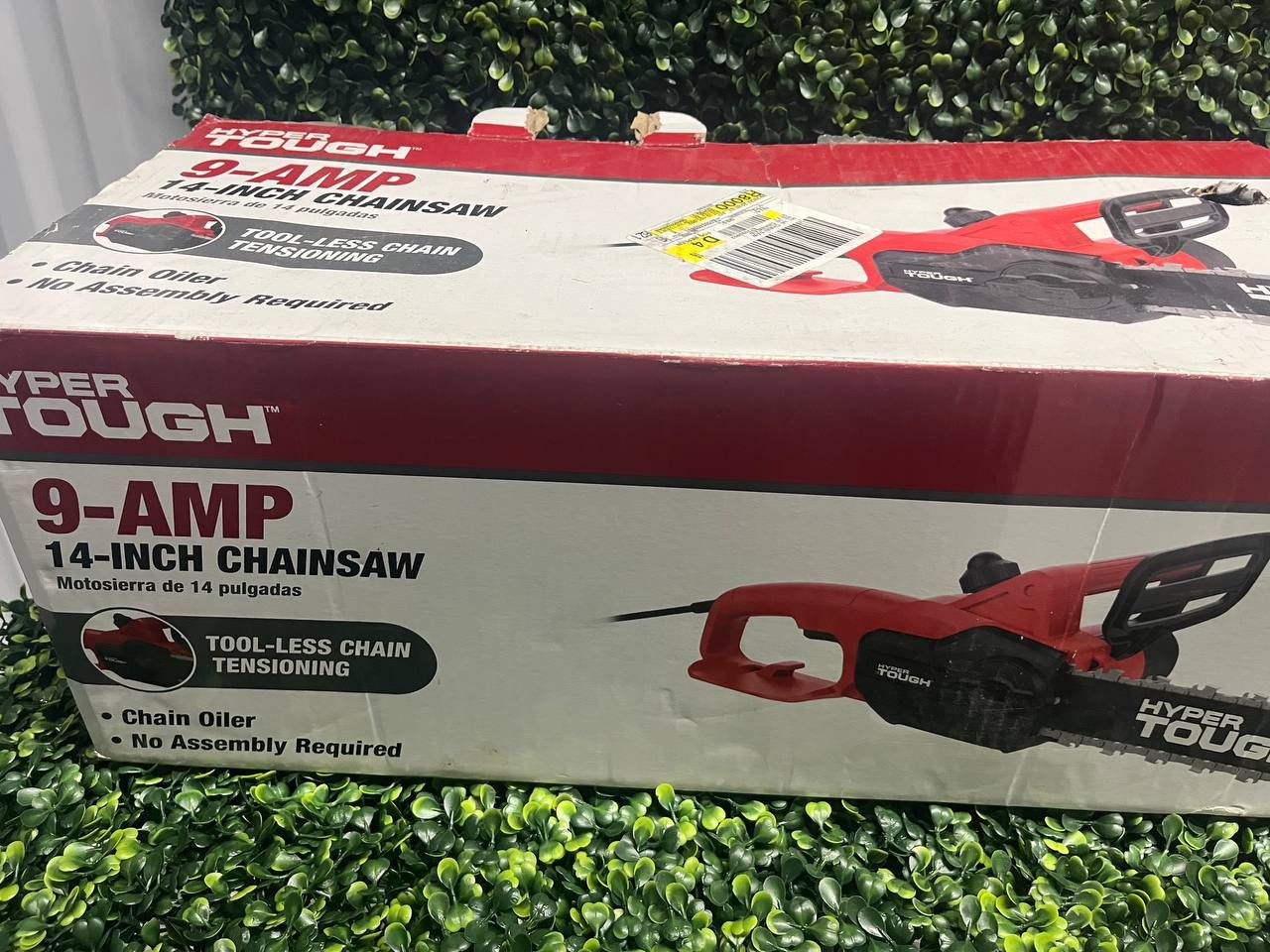 Brand New! Hyper Tough 9 AMP Electric 14in Auto-Oiling Chainsaw