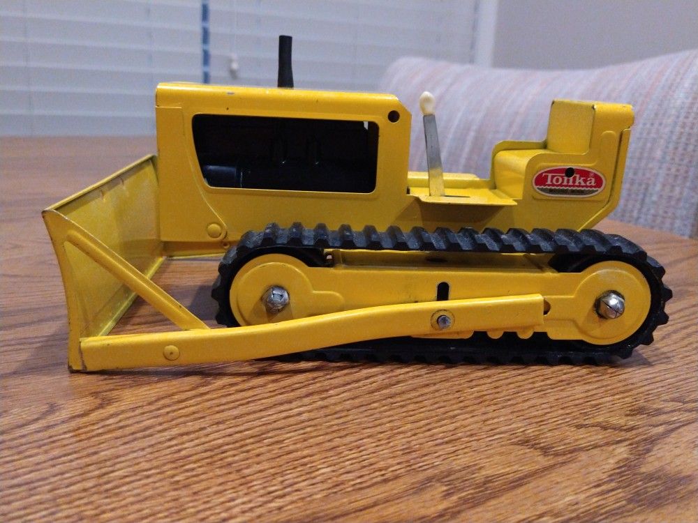 Vintage 1965 Tonka 10" Bulldozer Crawler Blade #300
