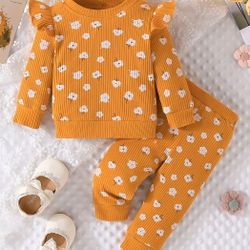 Adorable Flower Baby Set
