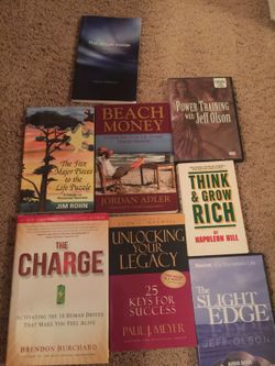 Personal development books and dvd's