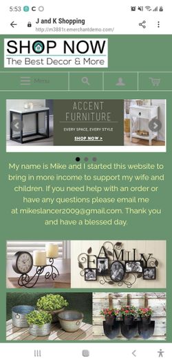 This is my business webpage. Take a look around.