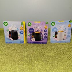 3 Kit Mist Air Wick(2 Linen Amd Petals/1 Lavender And Almond Blossom)