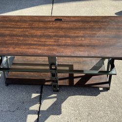 Glass / Wooden TV Stand