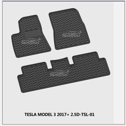 Tesla Model 3 2017-2023 All-Weather Interior Liners Floor Mats OEM