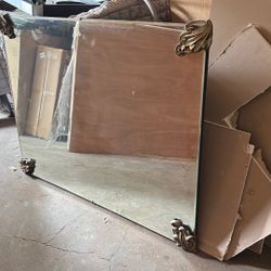 Antique Gold Leaf Mirror
