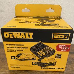 DEWALT - 6.0Ah and 4.0Ah Battery and Charger Starter Kit